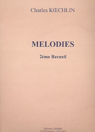 Melodies vol.2 pour chant et piano