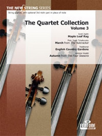 The Quartet Collection vol.3 for string quartet with optional 3rd violin part in place of viola