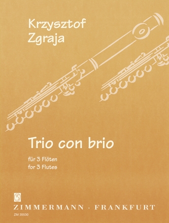 Trio con brio fr 3 Flten Partitur und Stimmen