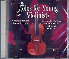 Solos for Young Violinists vol.1  Selections from the Student Repertoire CD