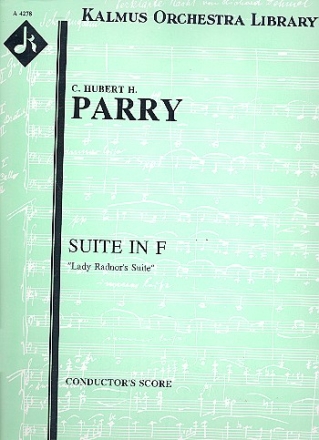 Suite in F  for string orchestra score