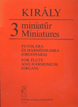 3 Miniatures for flute and harmonium (organ)