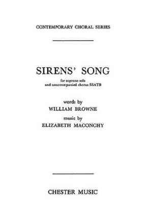 Siren's Song for soprano and mixed chorus a cappella score