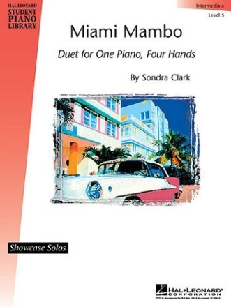 Miami Mambo for piano 4 hands score