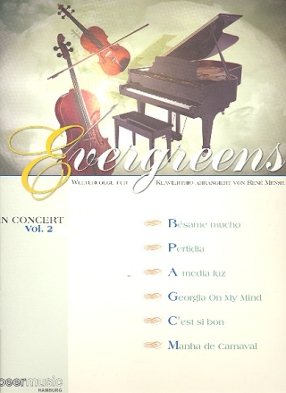 Evergreens in Concert Band 2 fr Violine, Violoncello und Klavier (Blser ad lib) Stimmen