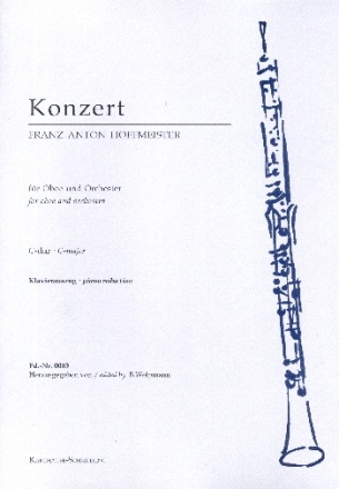 Konzert C-Dur  fr Oboe und Orchester fr Oboe und Klavier