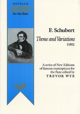 Theme and Variations on Trockne Blumen op.ph160 D802 for flute and piano