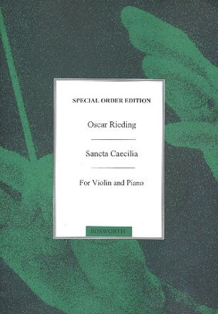 Sancta Cecilia for violin and piano