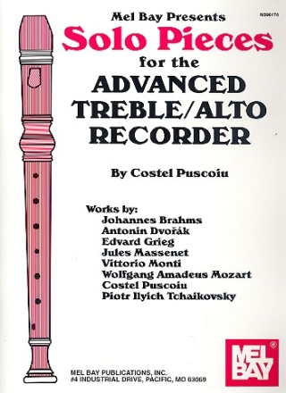 Solo pieces vol.3 (advanced) for treble recorder and piano