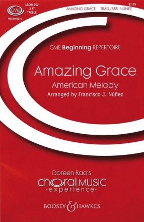 Nez, Francisco J.: Amazing Grace fr Kinderchor (SSA) und Klavier Chorpartitur