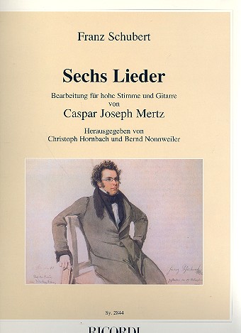 6 Lieder fr hohe Stimme und Gitarre Mertz, Caspar Joseph, Bearb. Hornbach, Christoph, Ed