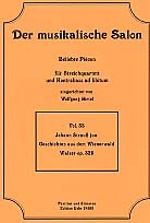 Geschichten aus dem Wienerwald Walzer op.325 fr Streichquartett Kontrabass ad lib.,  Partitur und Stimmen