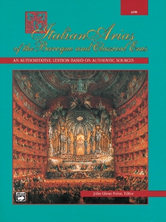 Italien Arias of the Baroque and Classical Eras (+CD) for low voice and piano score