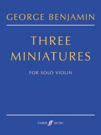 3 Miniatures for solo violin