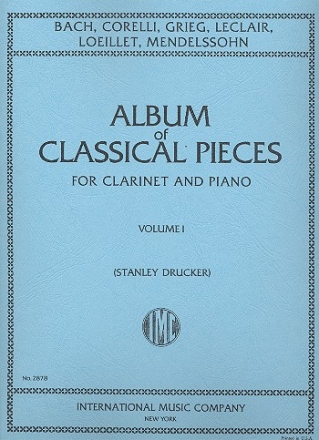 Album of classical Pieces vol.1 for clarinet and piano