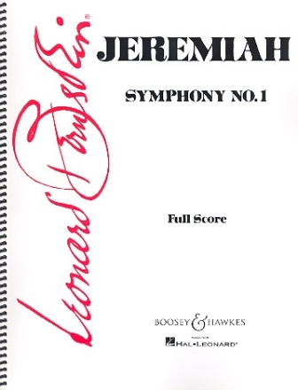 Jeremiah - Symphony no.1 for mezzo-soprano and orchestra score (hebr)