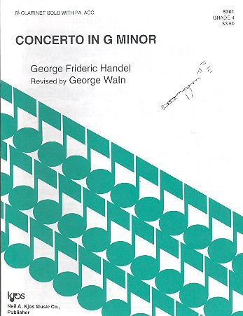 Concerto g minor no.3 for oboe and orchestra for clarinet and piano