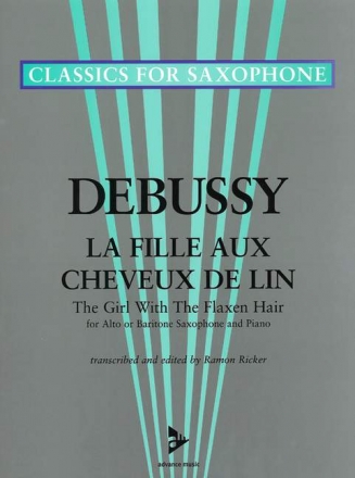 La fille aux cheveux de lin for saxophone (A/B) and piano