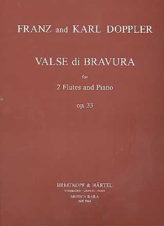 Valse de bravura op.33 fr 2 Flten und Klavier