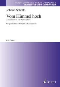 Vom Himmel hoch fr gemischten Chor (SSATB) mit Soli (ST) und Orchester Chorpartitur