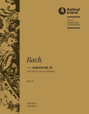 Was Gott tut das ist wohlgetan Kantate Nr.99 BWV99 Violoncello / Kontraba