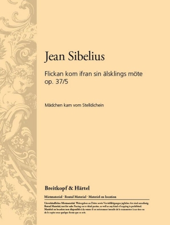 Mdchen kam vom Stelldichein op.37,5 fr Singstimme und Klavier (en/dt)