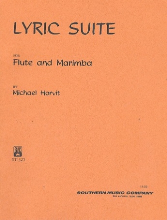 Lyric Suite fr Flte und Marimba Partitur und Stimme