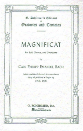 Magnificat for soli, mixed chorus and orchestra vocal score (la/en) Deis, Carl, ed