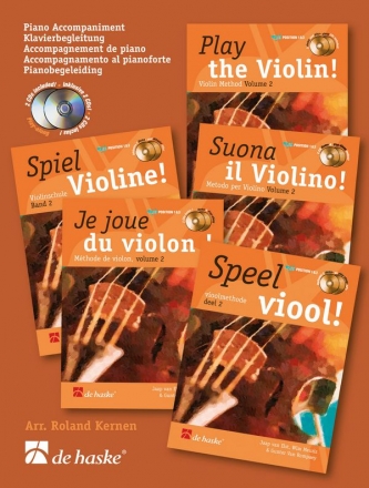 Spiel Violine Band 2 (+ 2 CD's) Klavierbegleitung