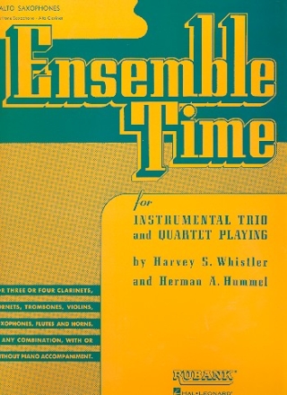 Ensemble Time fr Blasorchester Altsaxophon 1-4 Spielpartitur