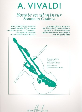 Sonate ut mineur pour saxophone soprano et bc Bouhey, A., arr.