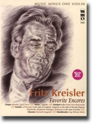 Fritz Kreisler Favorites Encores (+ 2 CD's) for violin and piano