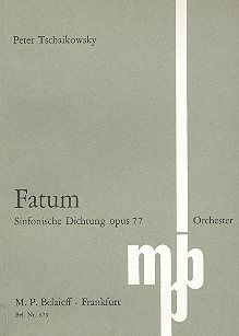 Fatum Sinfonische Dichtung op.77 fr Orchester Studienpartitur