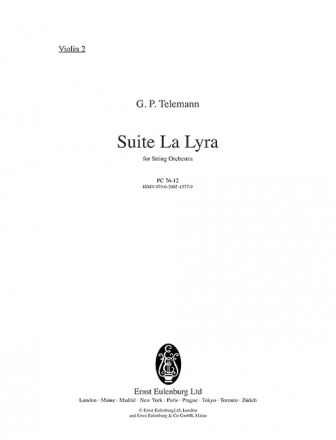 Suite La Lyra fr Streichorchester Violine 2