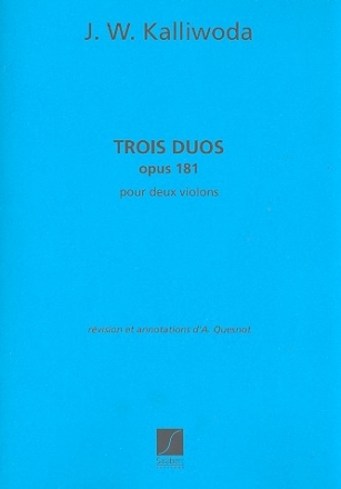 3 Duos op.181 fr 2 Violinen Stimmen