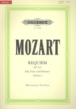 Requiem KV626 fr Soli, gem Chor und Orchester Klavierauszug (Neuausgabe 2009)