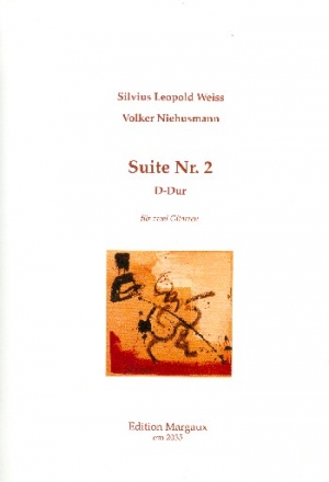 Suite D-Dur Nr.2 fr 2 Gitarren Partitur und 2 Stimmen