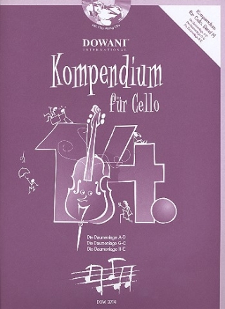 Kompendium fr Violoncello Band 14 (+2 CD's) fr 1-2 Violoncelli (Lehrer und Schler)