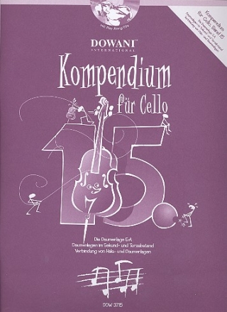 Kompendium fr Violoncello Band 15 (+2 CD's) fr 1-2 Violoncelli (Lehrer und Schler)