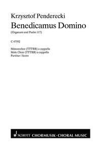 Benedicamus Domino fr Mnnerchor (TTTBB) Chorpartitur