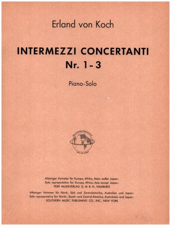 Intermezzi Concertanti Nr.1-3 fr Klavier