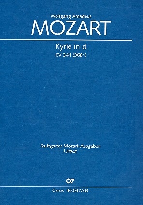 Kyrie d-Moll KV341(KV368a) fr gem Chor, Orchester und Orgel Klavierauszug