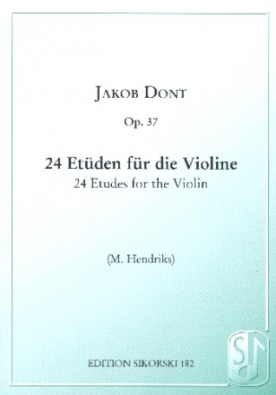 24 Etden op.37 fr Violine