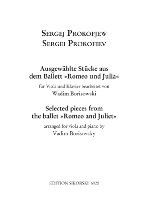 8 Stcke aus 'Romeo und Julia' fr Viola und Klavier