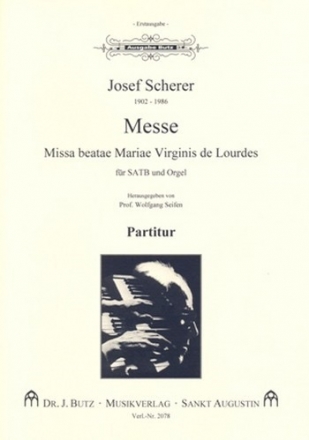 Missa beatae Mariae Virginis de Lourdes op.1 fr gem Chor und Orgel Partitur