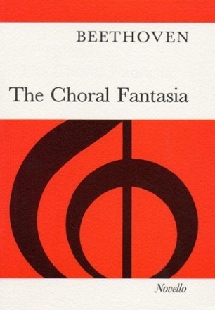 The Choral Fantasia for mixed chorus and piano score