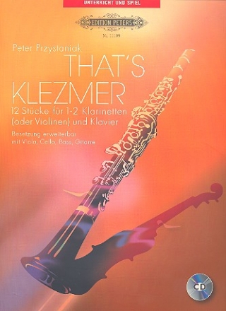 That's Klezmer (+CD) fr 1-2 Klarinetten (Violinen) und Klavier, Begleitung ad lib Stimmen