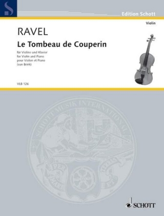 Le Tombeau de Couperin fr Violine und Klavier