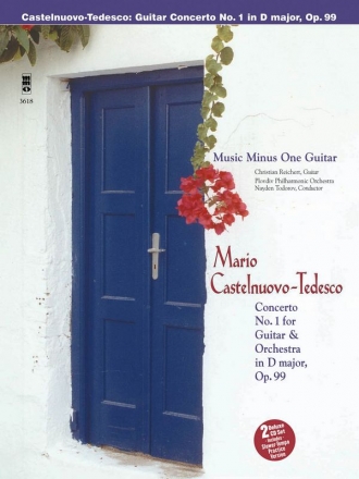 Music Minus One Guitar Concerto d major no.1 op.99 for guitar and orchestra (book+CD)