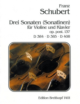 3 Sonaten fr Violine und Klavier